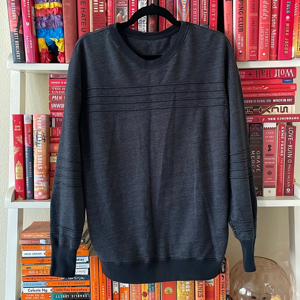 Oiselle Charcoal Pullover